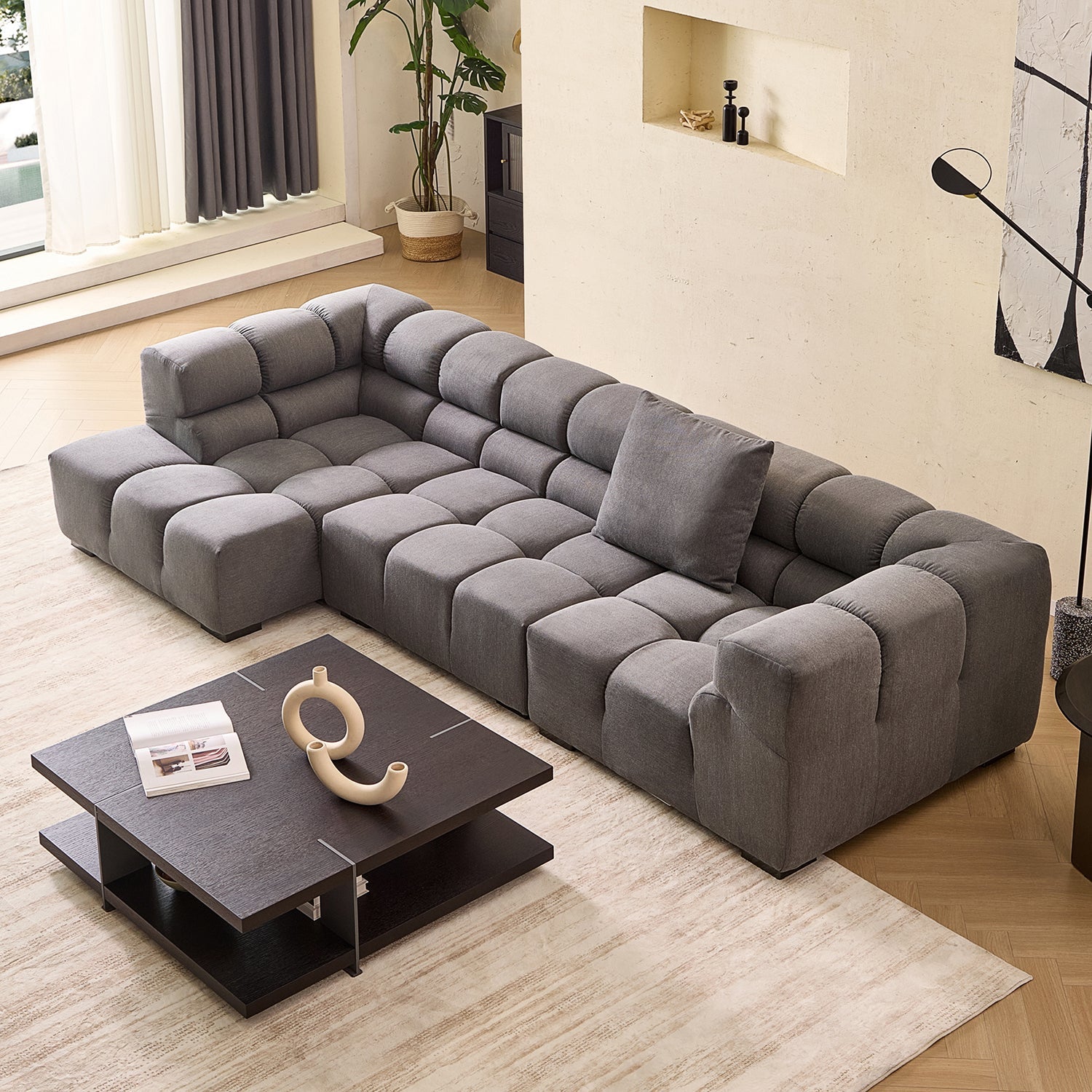 Amora Sectional High Arm