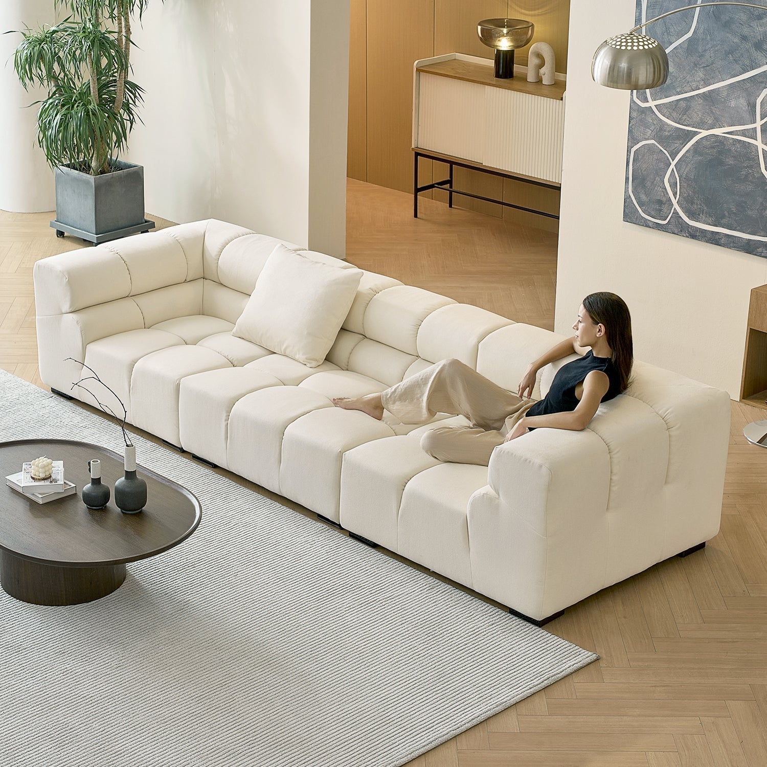 Amora Sofa High Arms