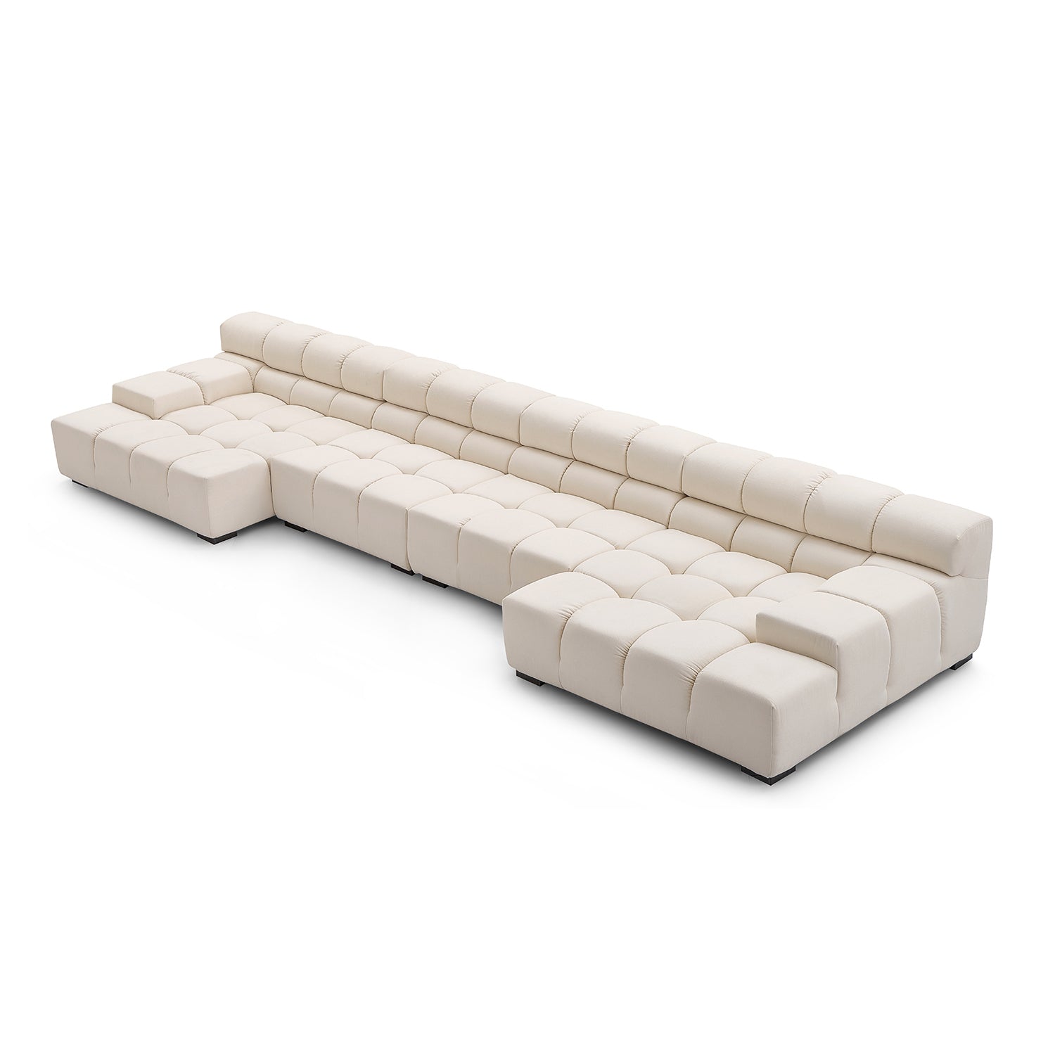 Amora U Sectional Low Arm