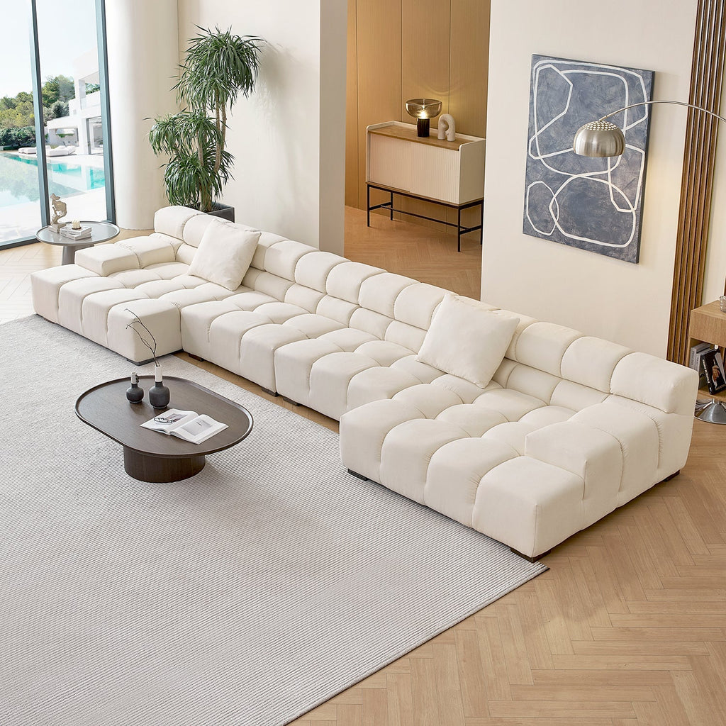 Amora U Sectional Low Arm