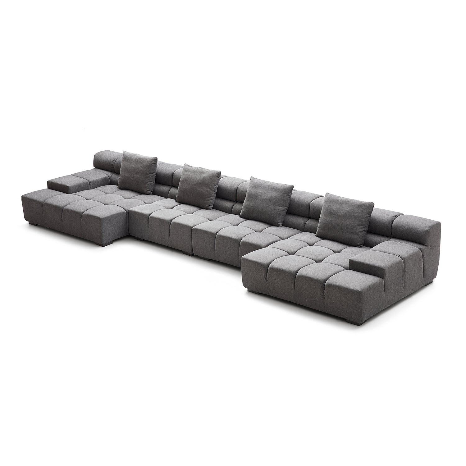Amora U Sectional Low Arm