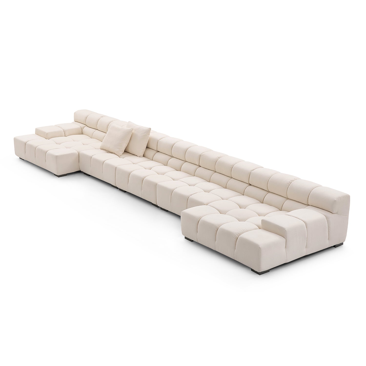 Amora U Sectional Low Arm