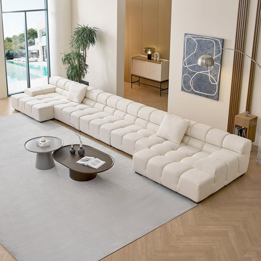 Amora U Sectional Low Arm