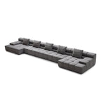 Amora U Sectional Low Arm