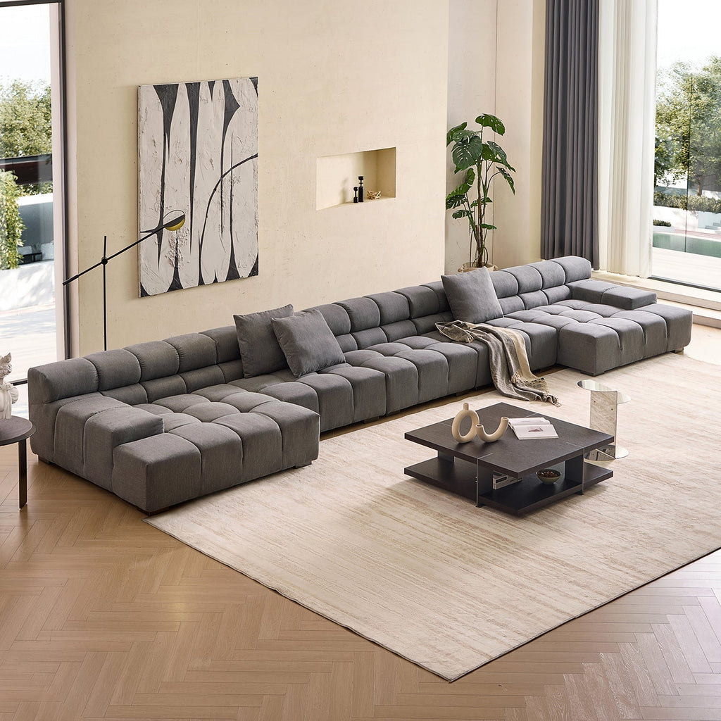 Amora U Sectional Low Arm