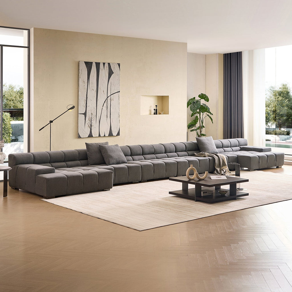 Amora U Sectional Low Arm