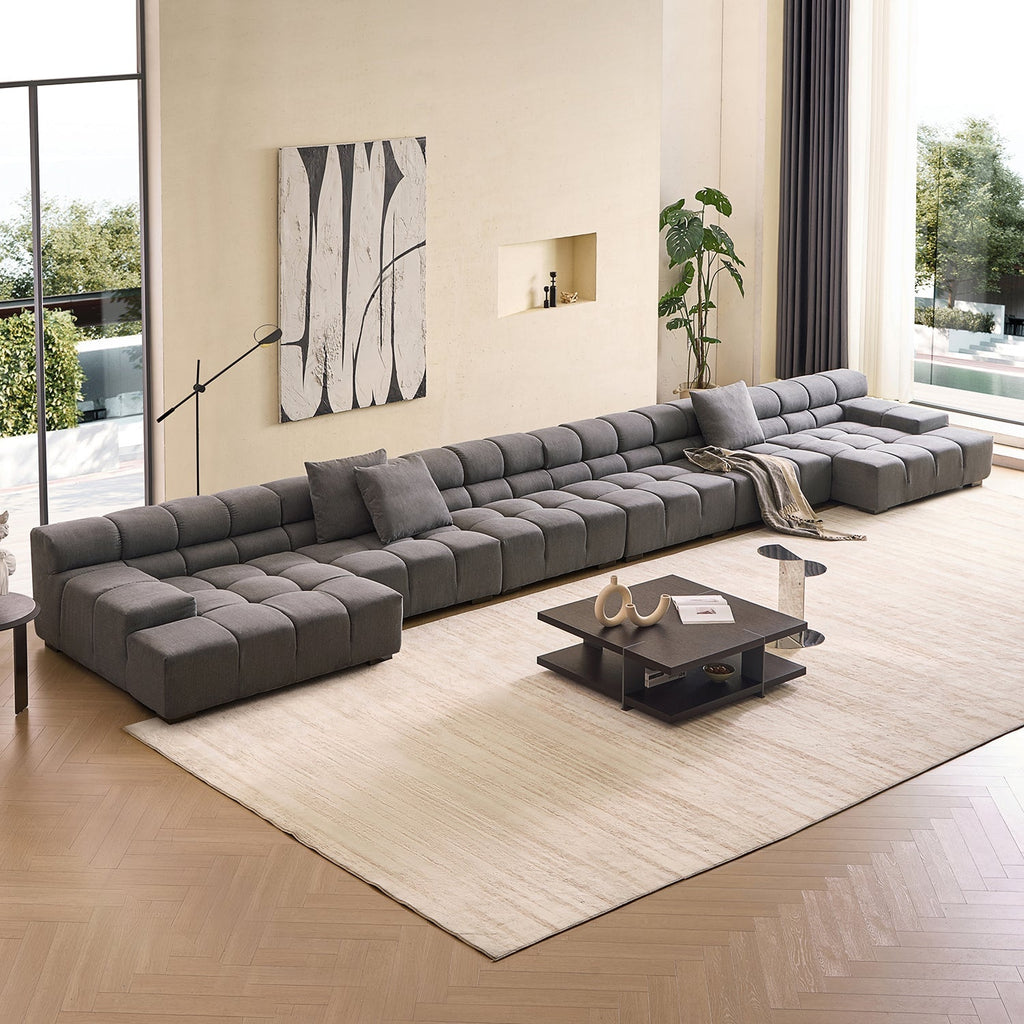 Amora U Sectional Low Arm