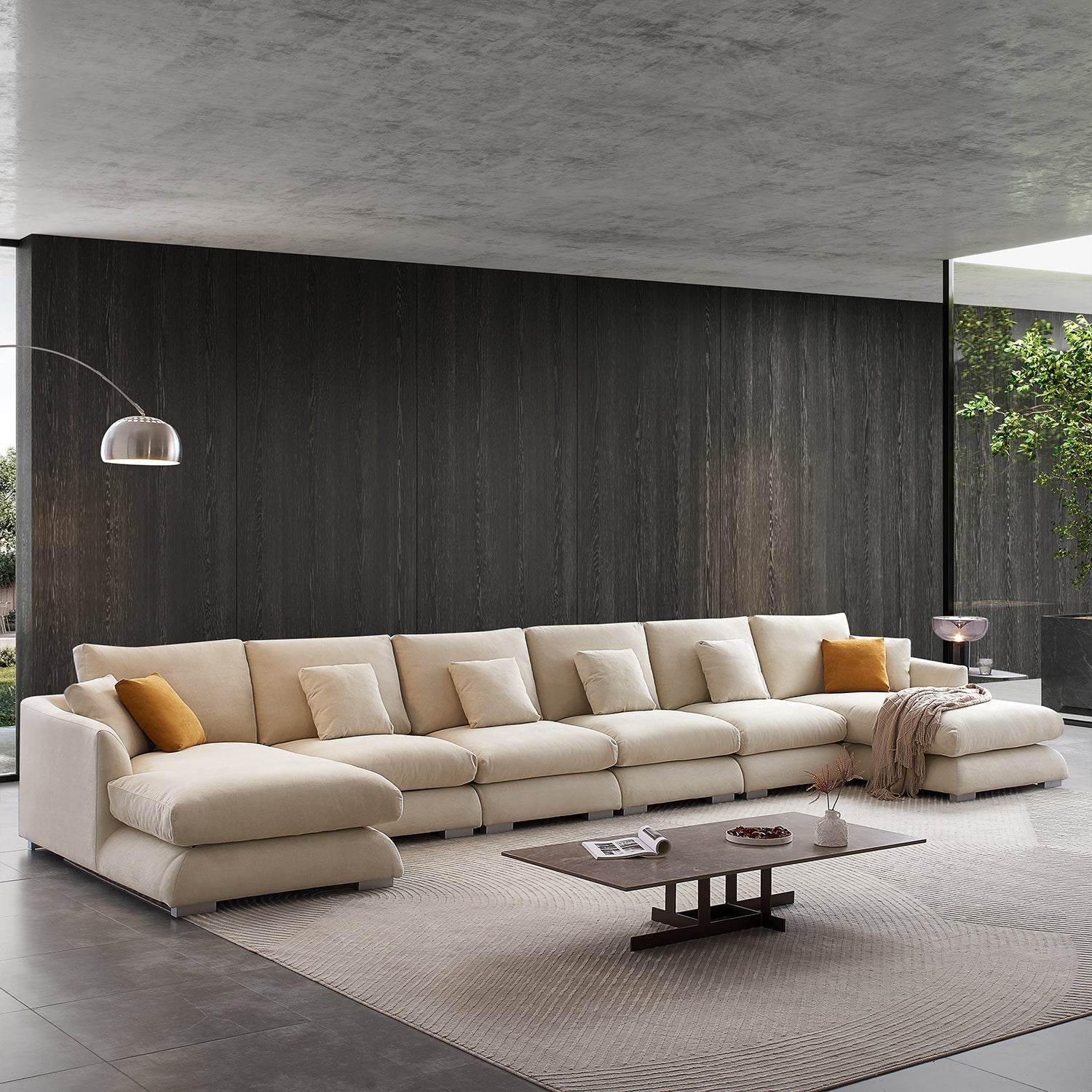 Feathers U-Sectional