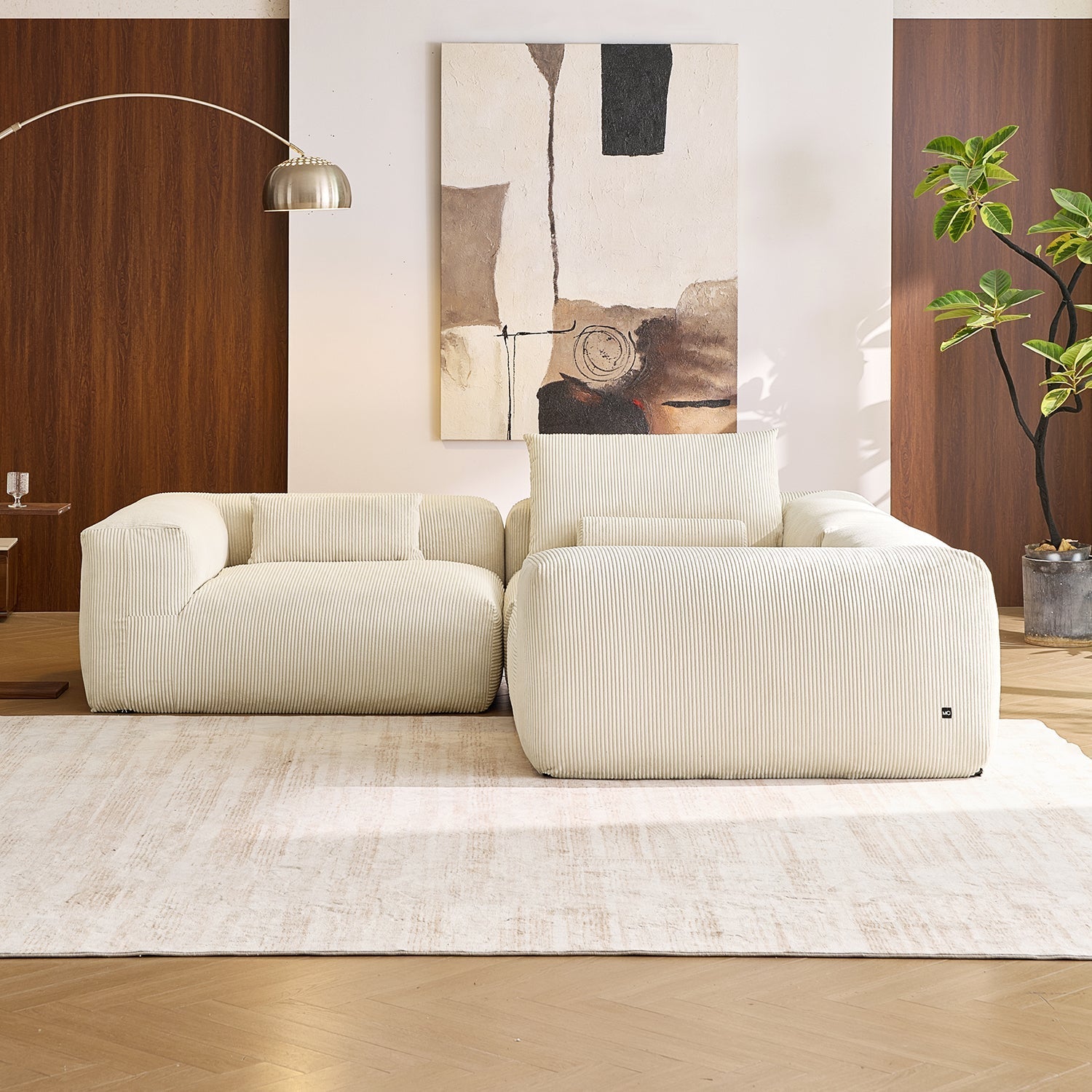 Mellow Closed L Sectional