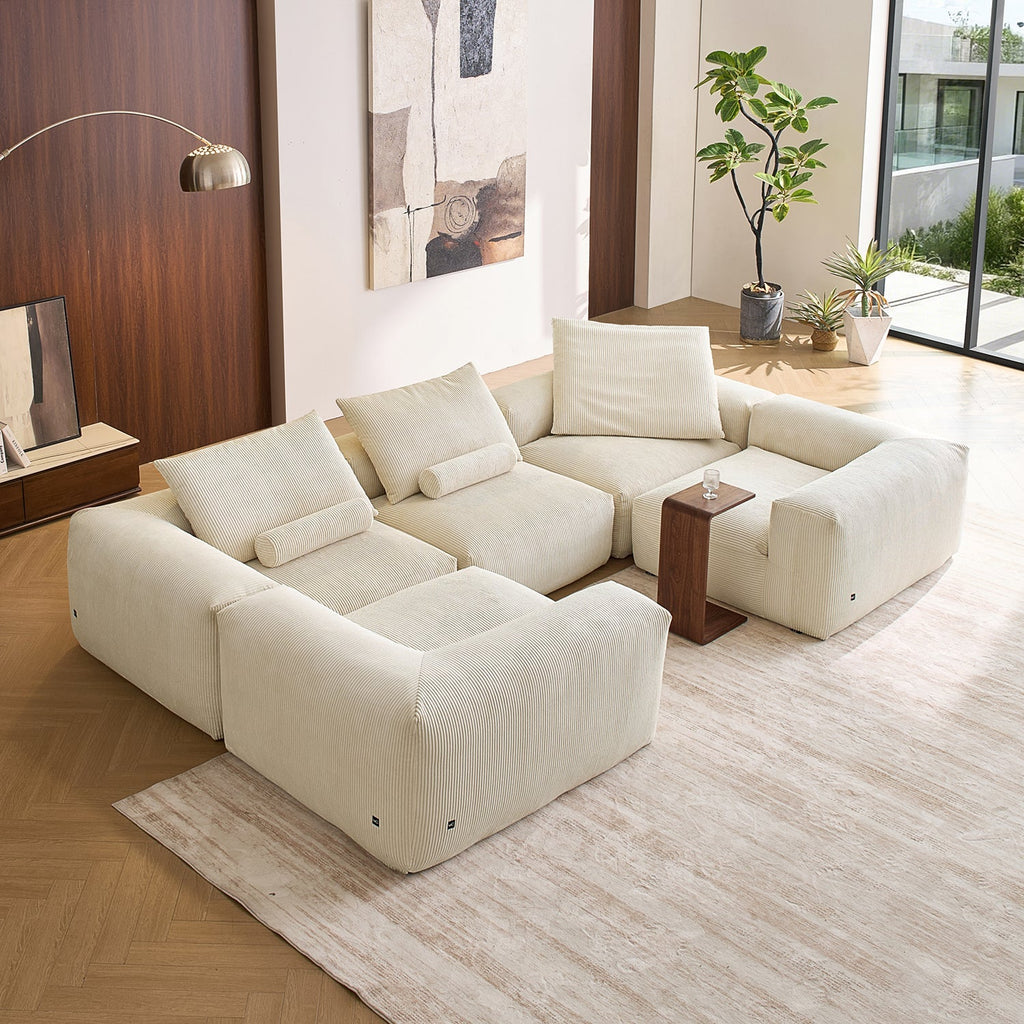 Mellow Closed U Sectional