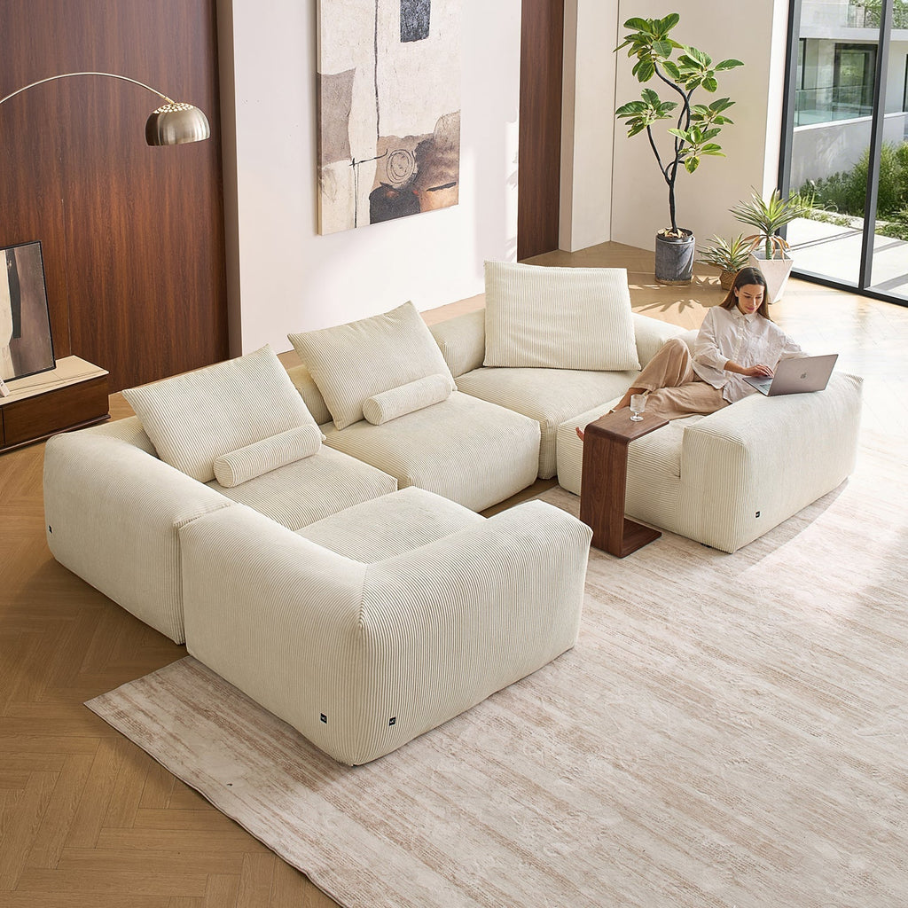 Mellow Closed U Sectional