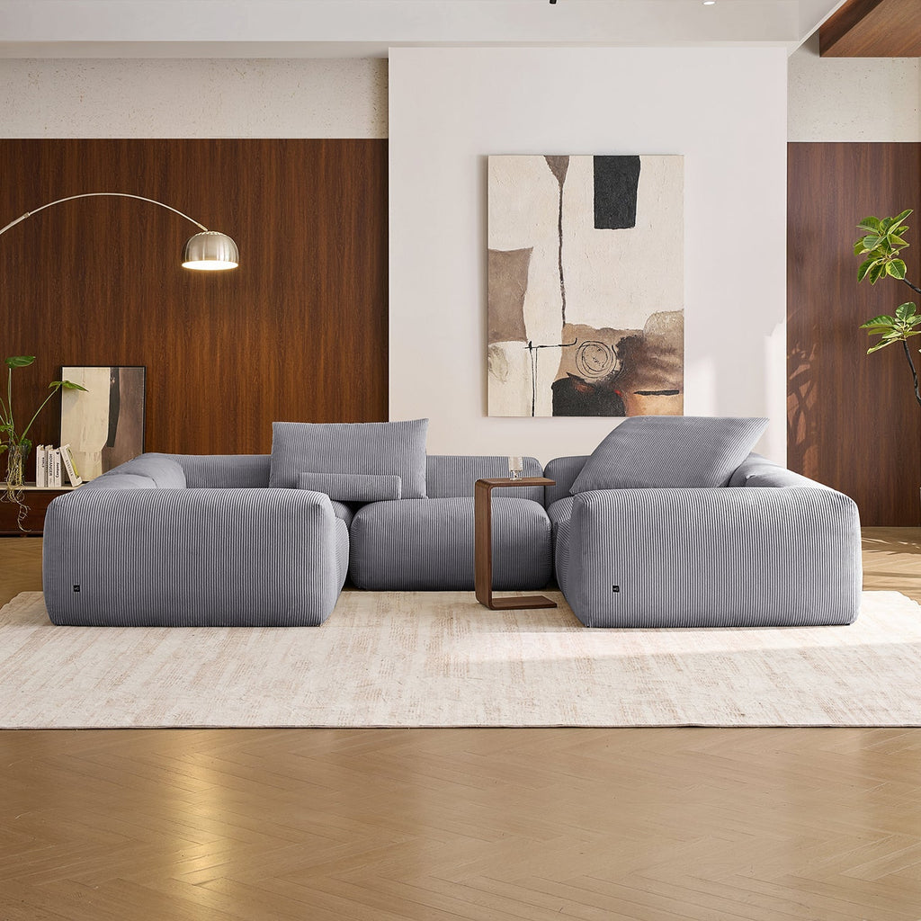 Mellow Closed U Sectional
