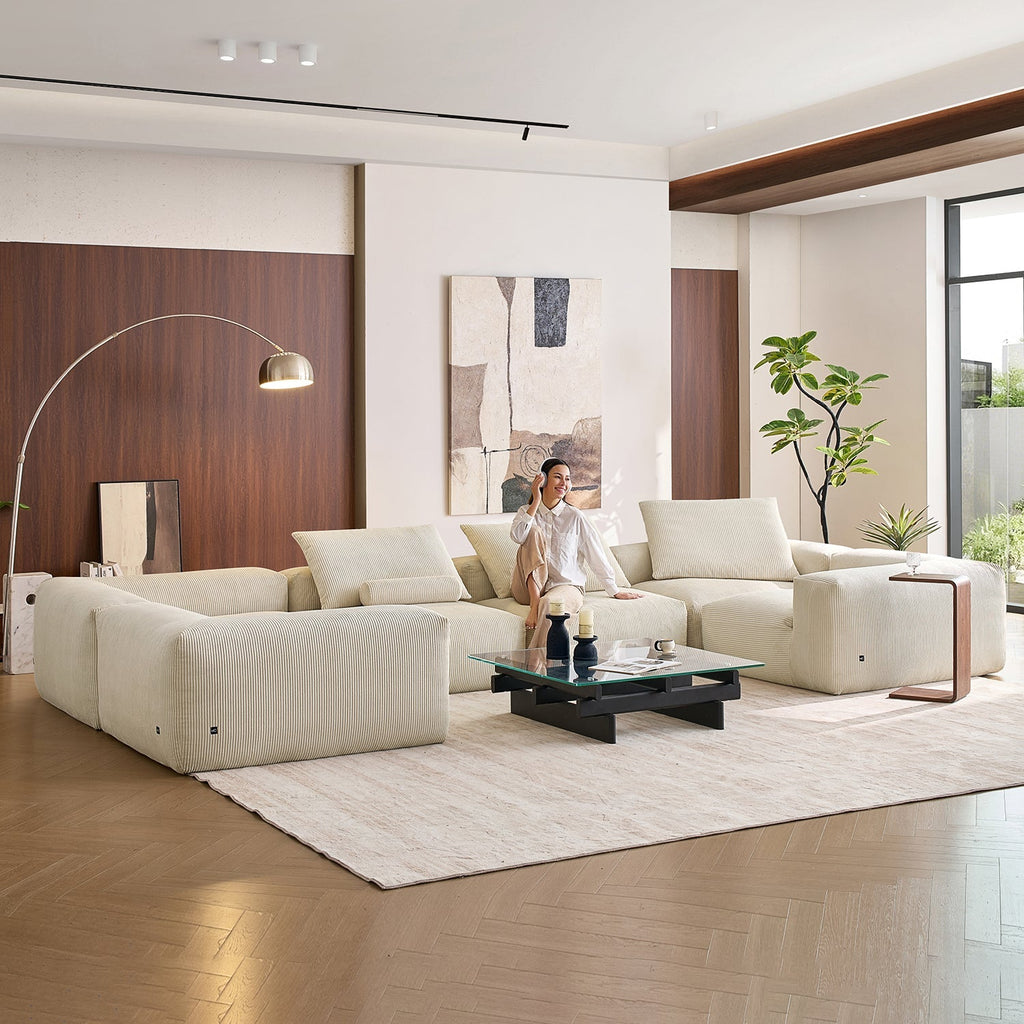 Mellow Closed U Sectional