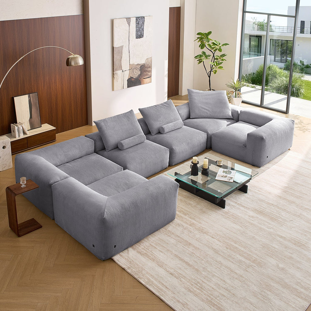 Mellow Closed U Sectional