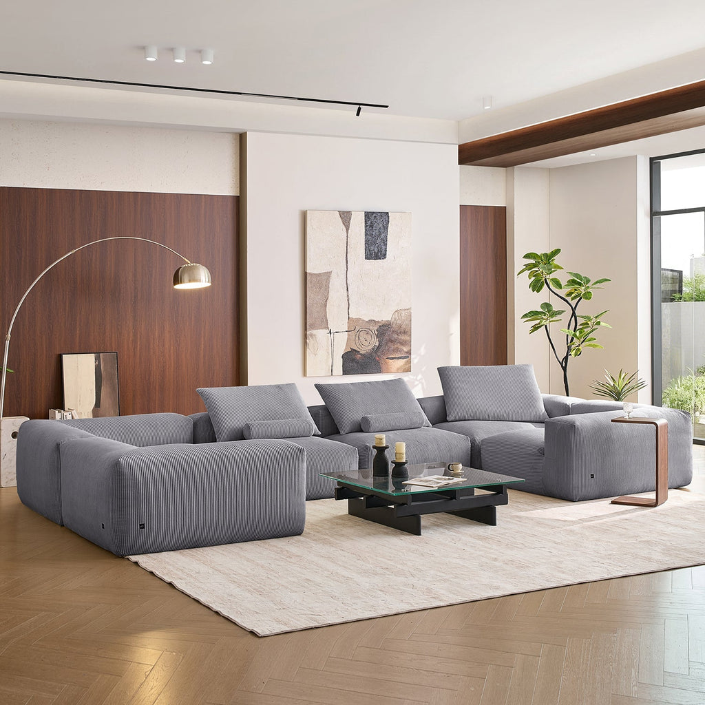Mellow Closed U Sectional