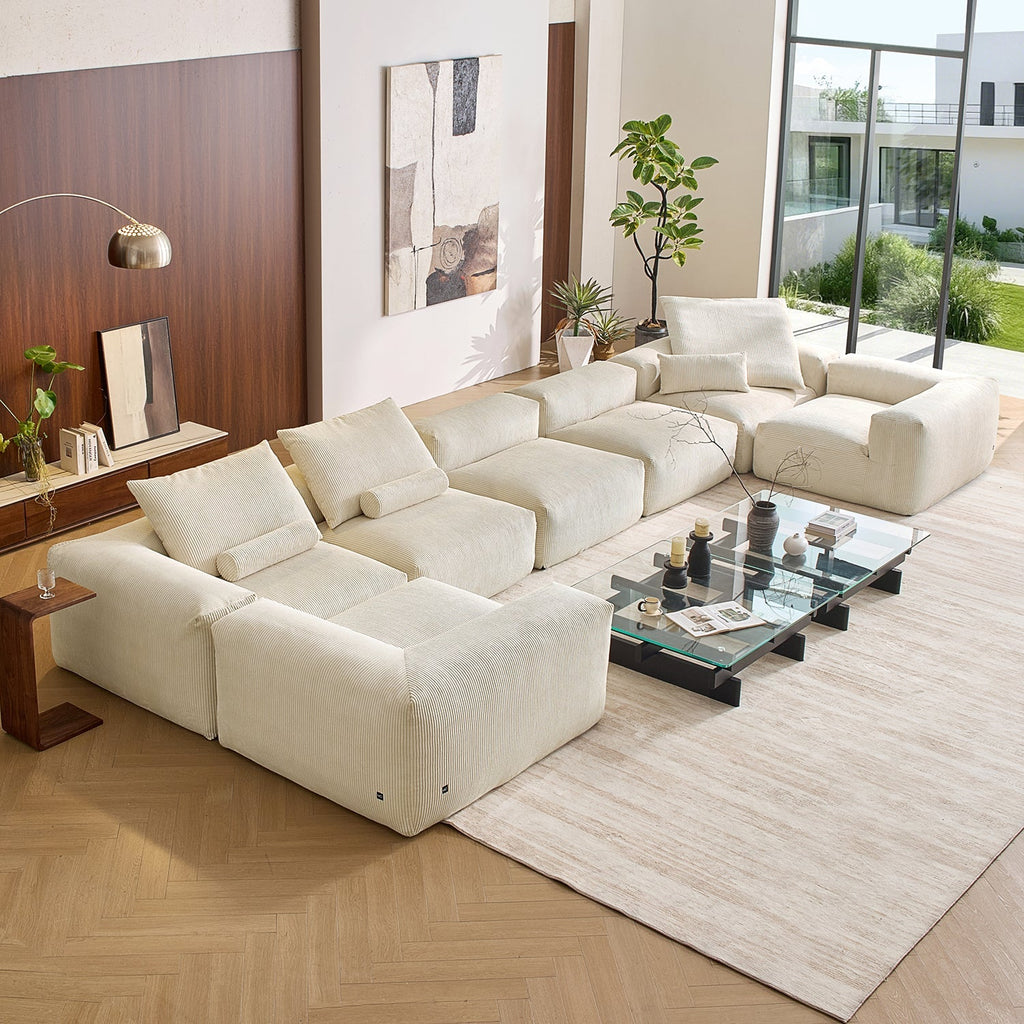 Mellow Closed U Sectional