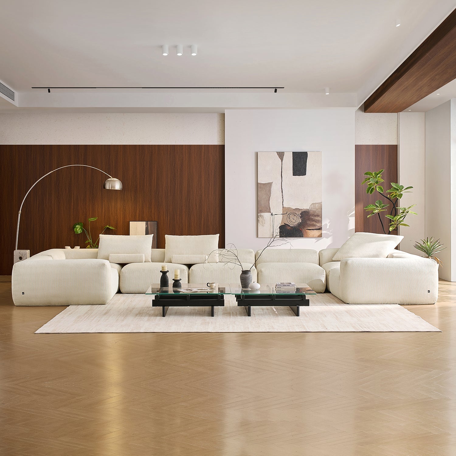 Mellow Closed U Sectional
