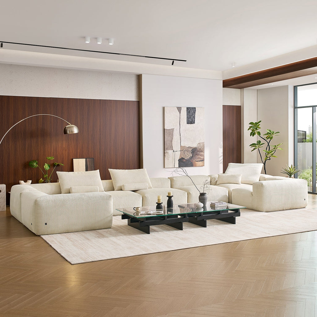 Mellow Closed U Sectional