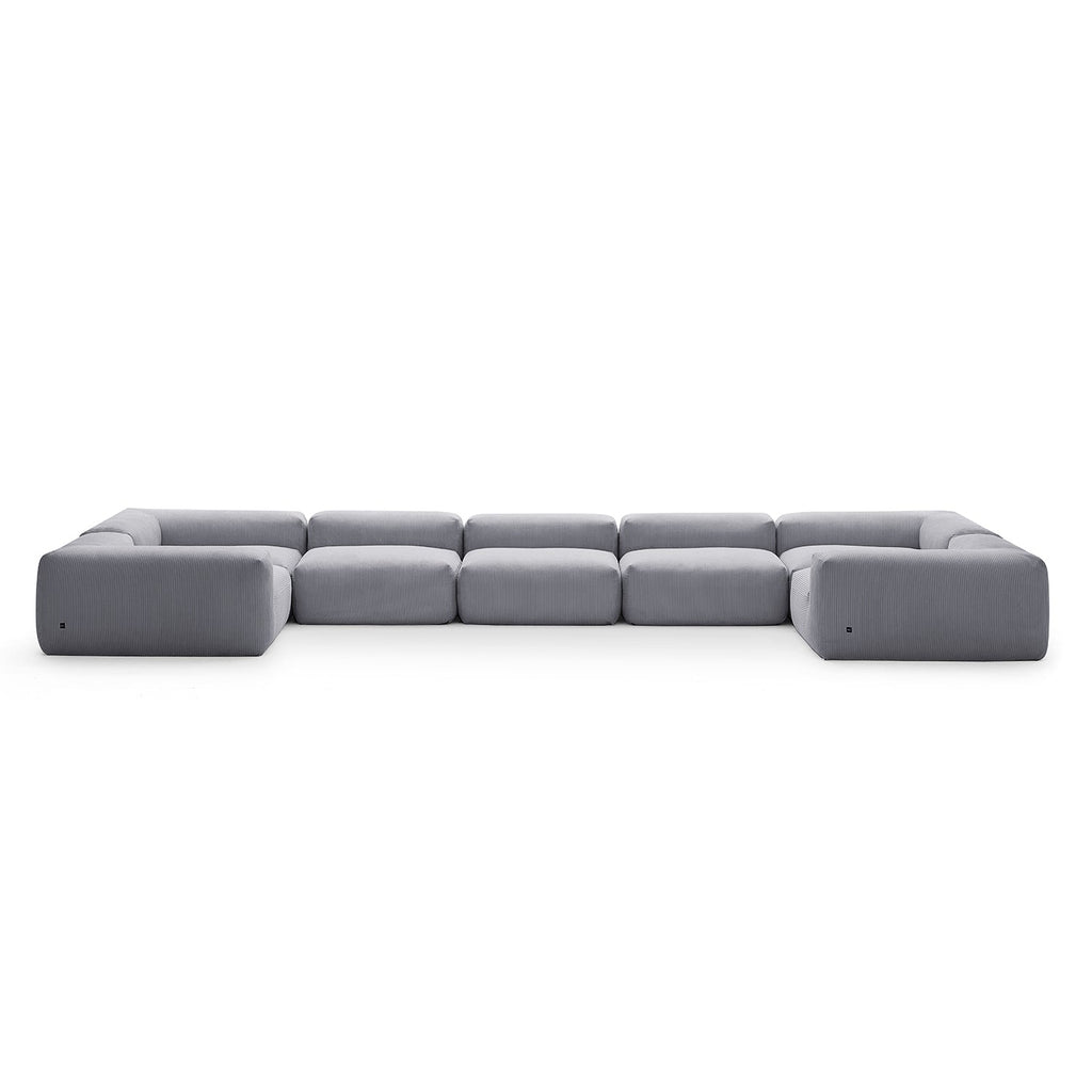 Mellow Closed U Sectional