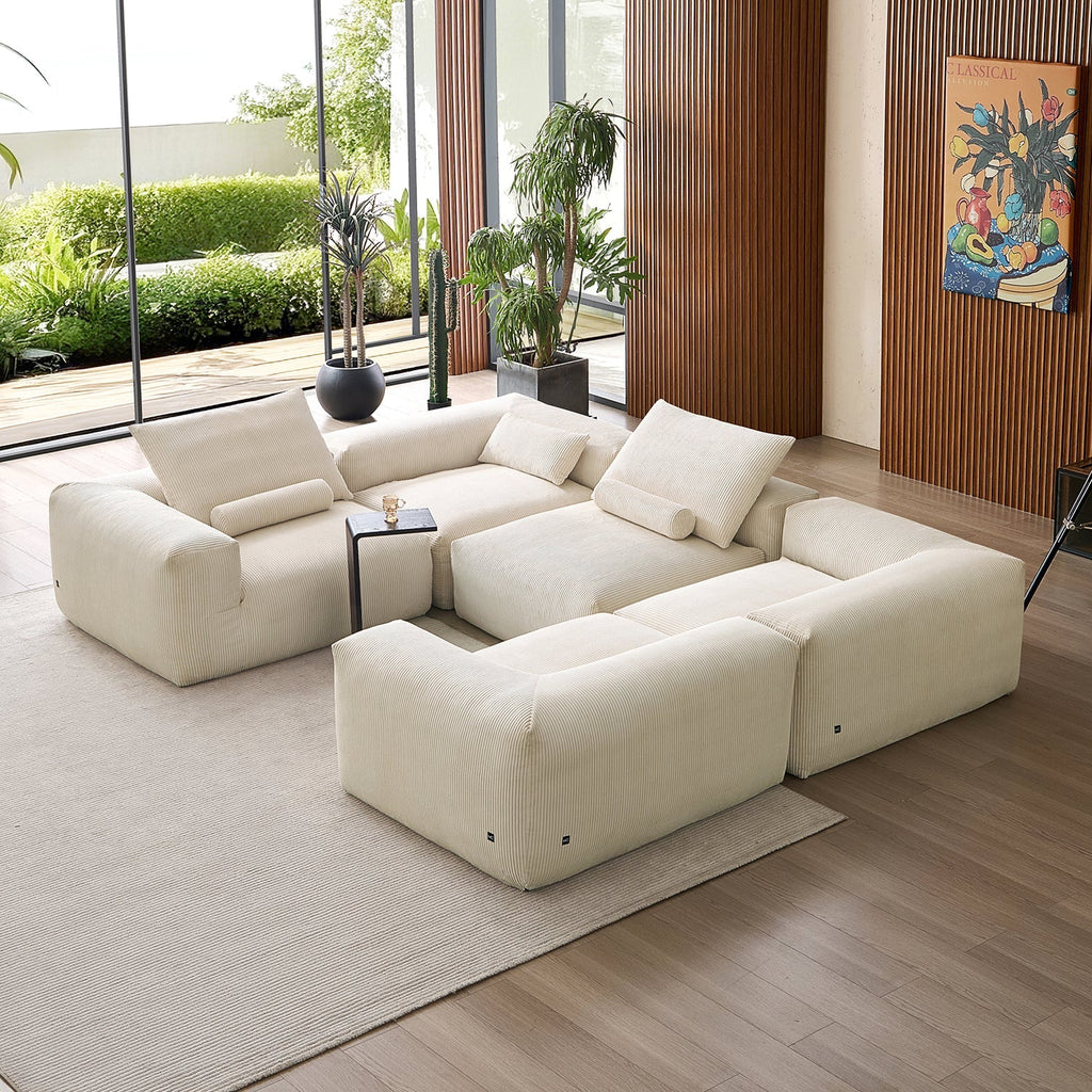 Mellow Extra Deep Closed U Sectional