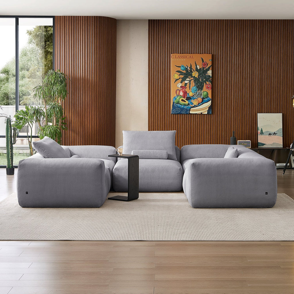 Mellow Extra Deep Closed U Sectional