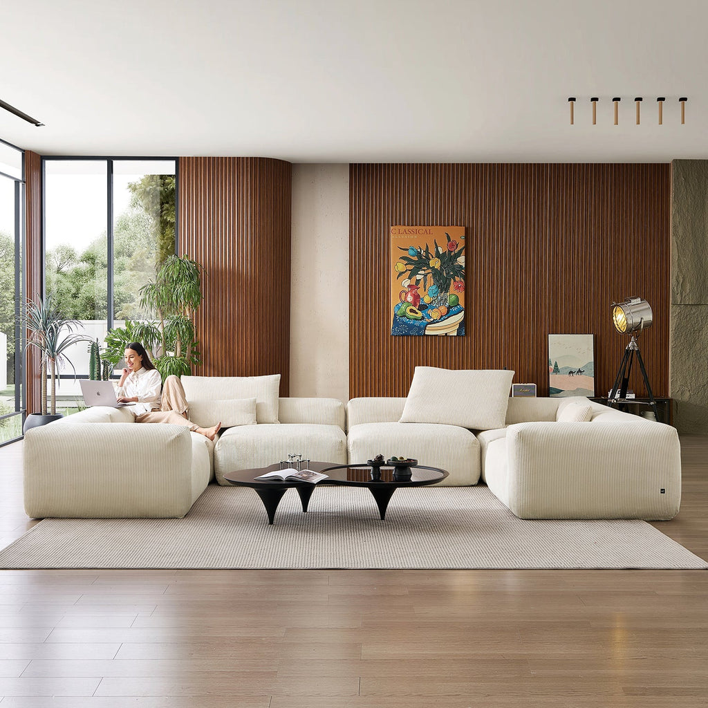 Mellow Extra Deep Closed U Sectional