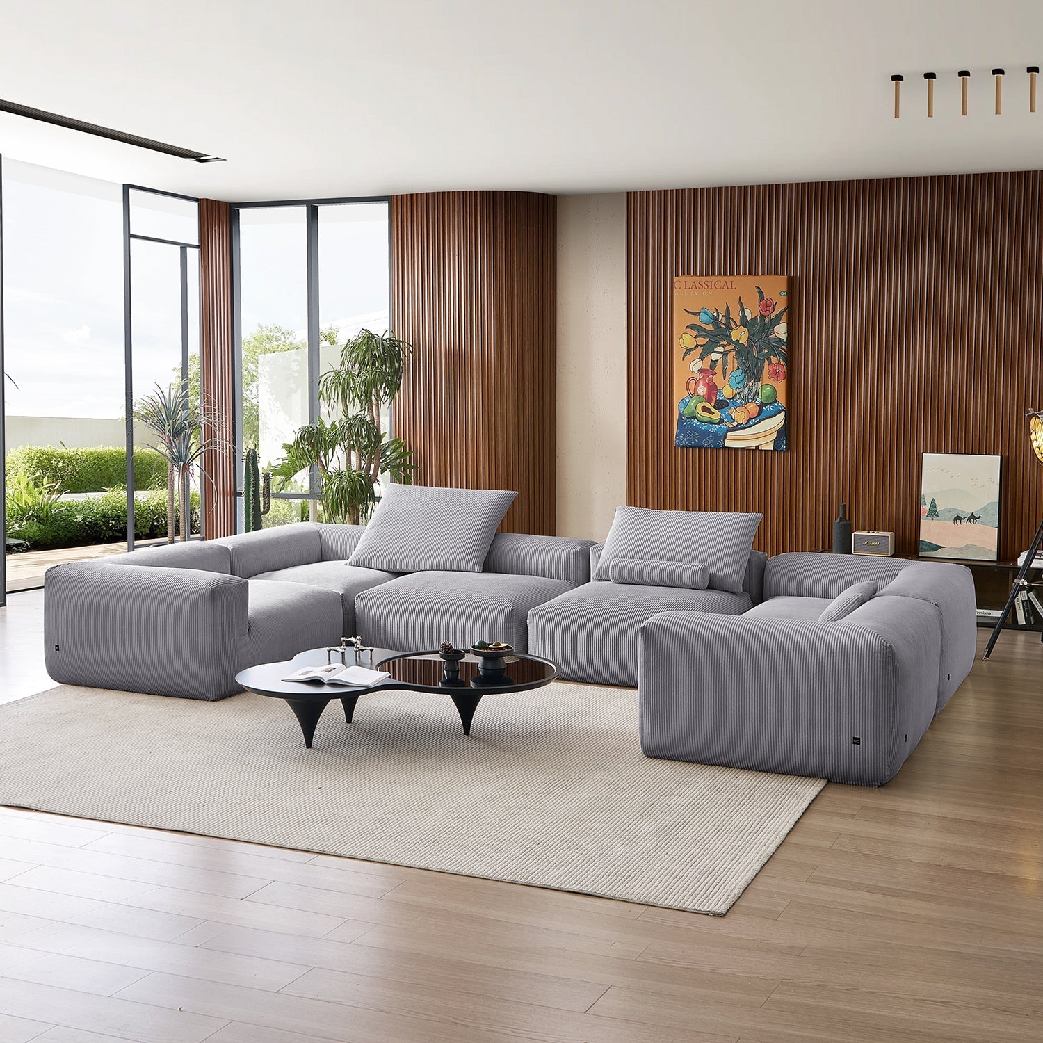 Mellow Extra Deep Closed U Sectional