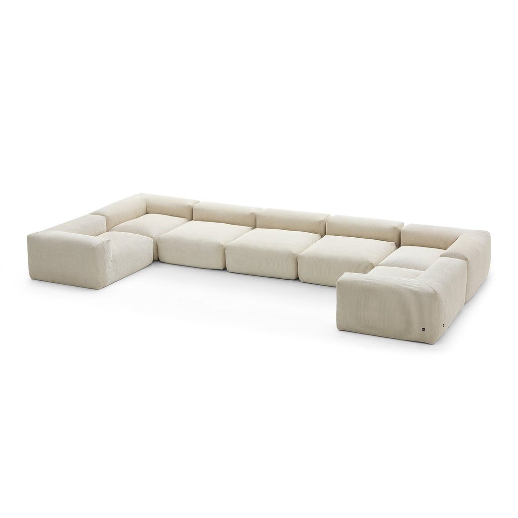 Mellow Extra Deep Closed U Sectional