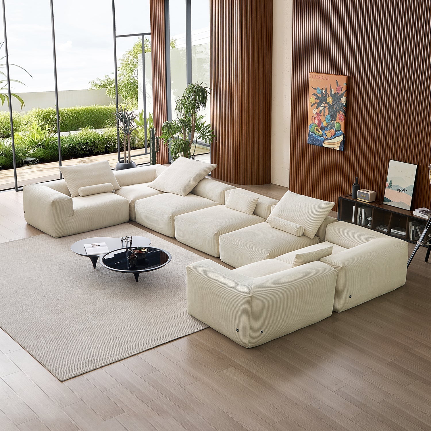Mellow Extra Deep Closed U Sectional