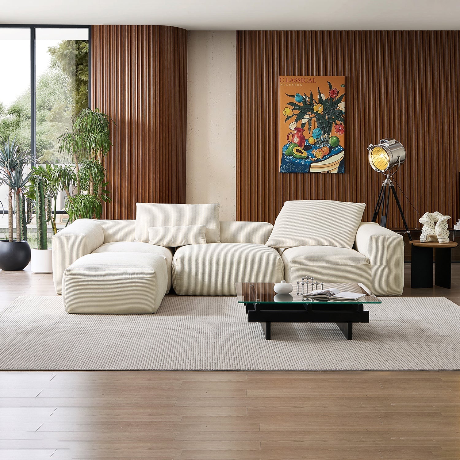 Mellow Extra Deep Sectional with Ottoman