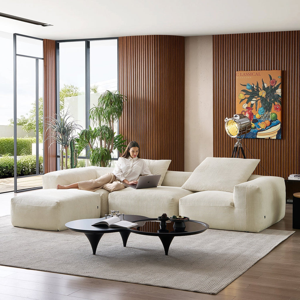 Mellow Extra Deep Sectional with Ottoman