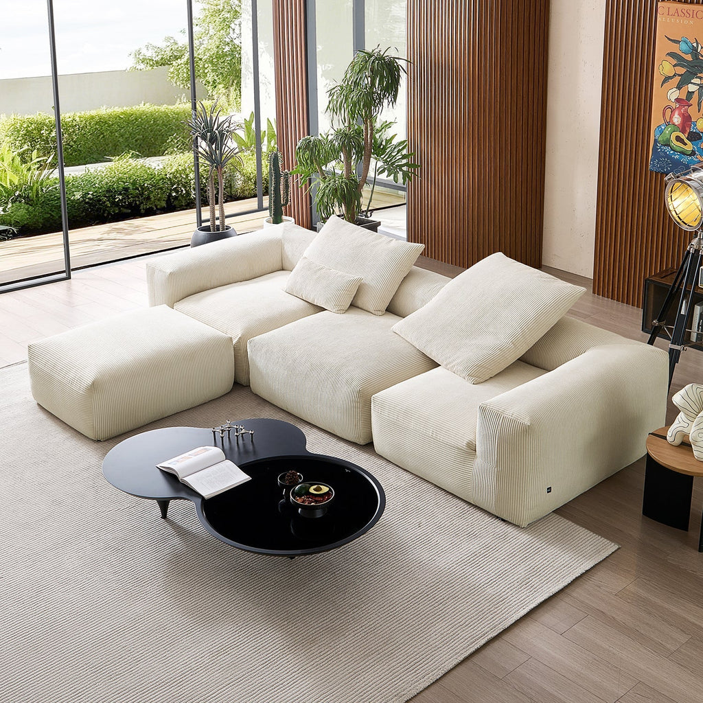 Mellow Extra Deep Sectional with Ottoman