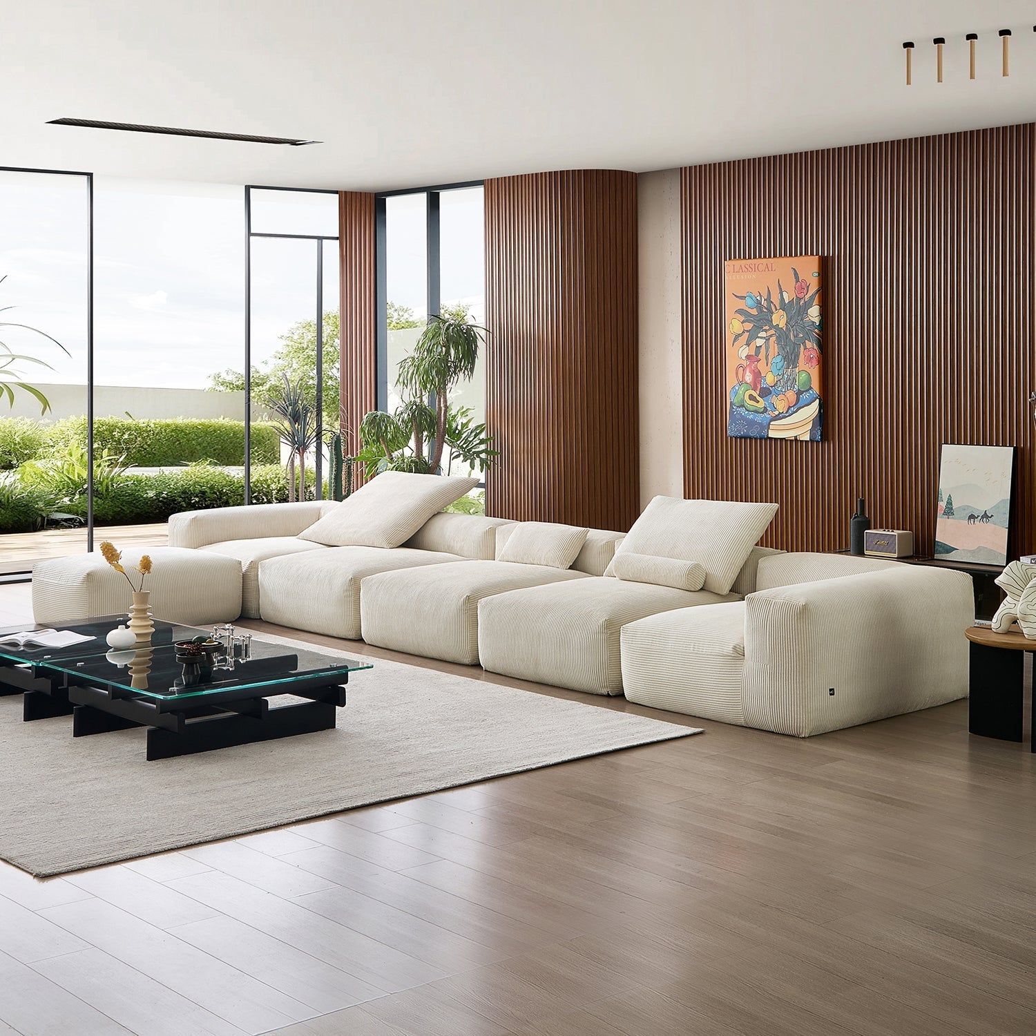 Mellow Extra Deep Sectional with Ottoman