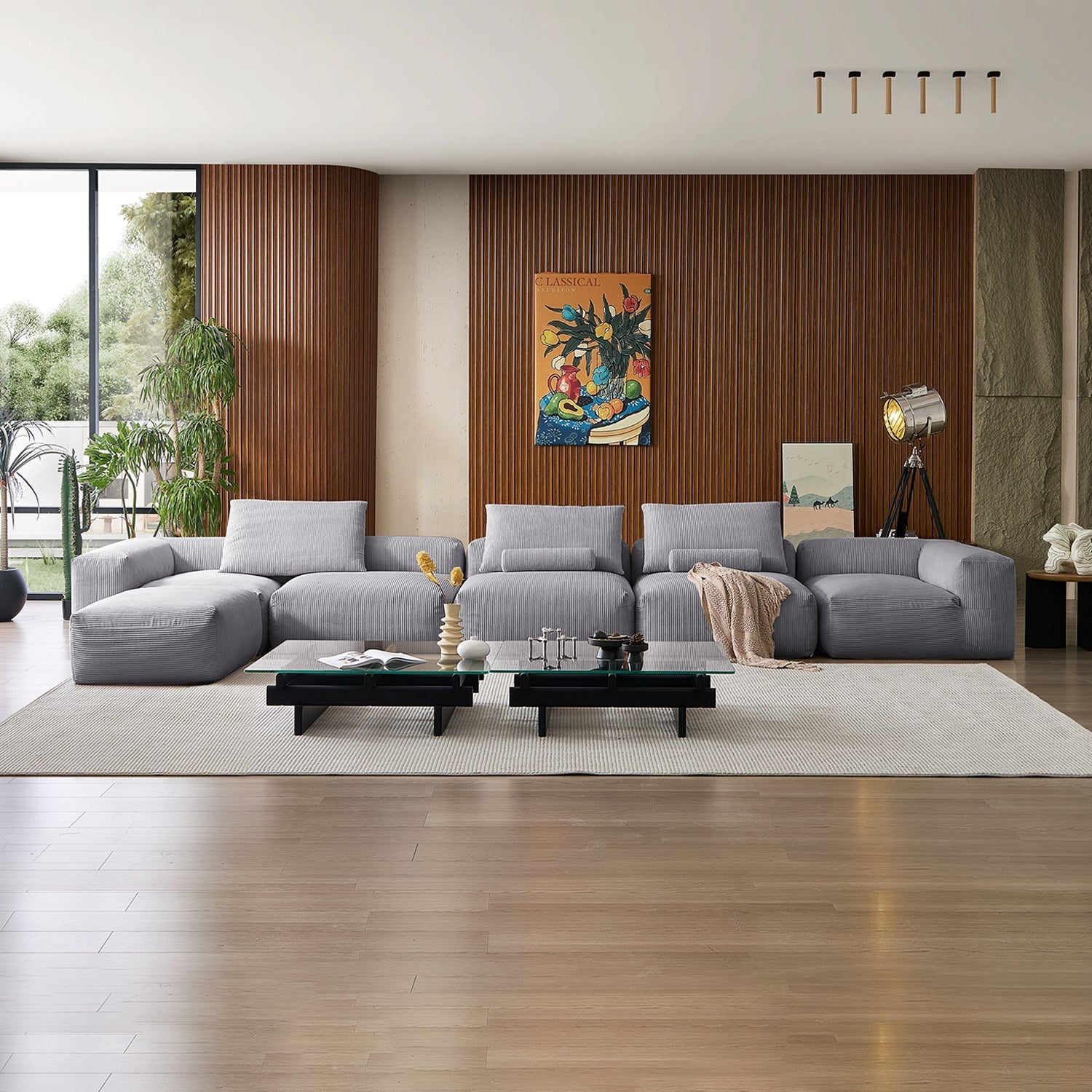 Mellow Extra Deep Sectional with Ottoman