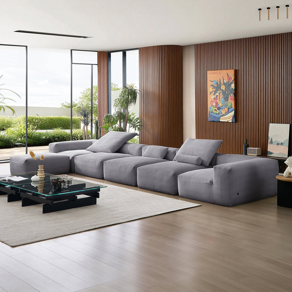 Mellow Extra Deep Sectional with Ottoman