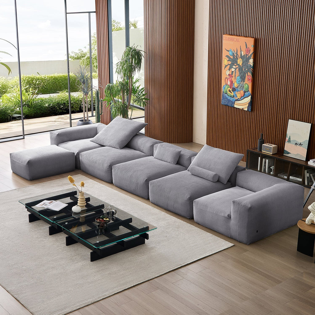 Mellow Extra Deep Sectional with Ottoman