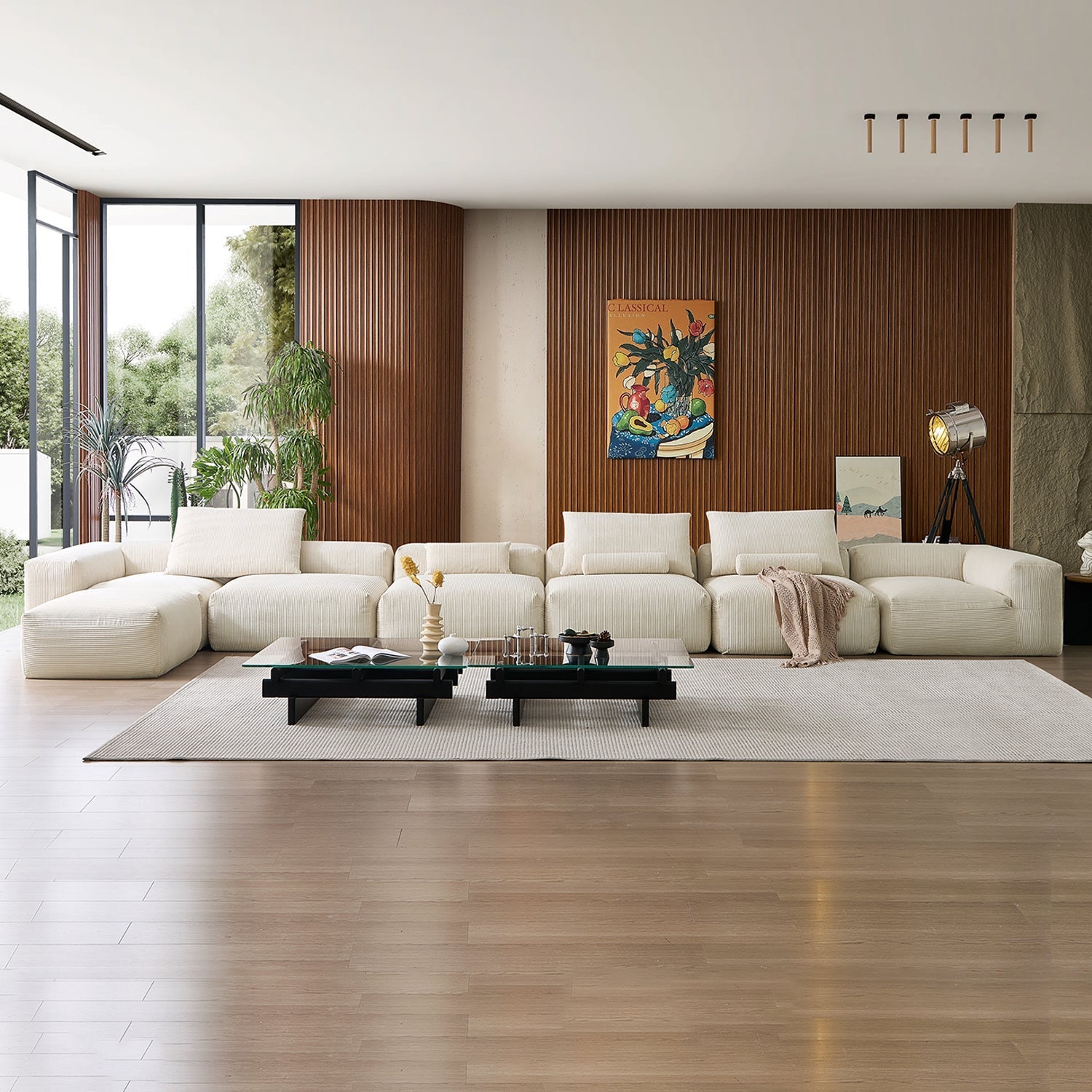 Mellow Extra Deep Sectional with Ottoman