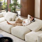 Mellow Extra Deep Sectional with Ottoman