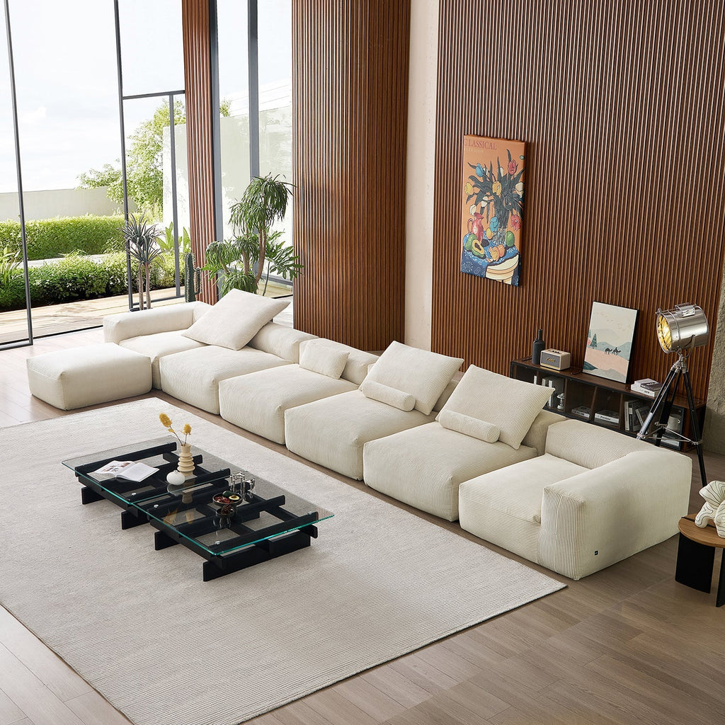 Mellow Extra Deep Sectional with Ottoman