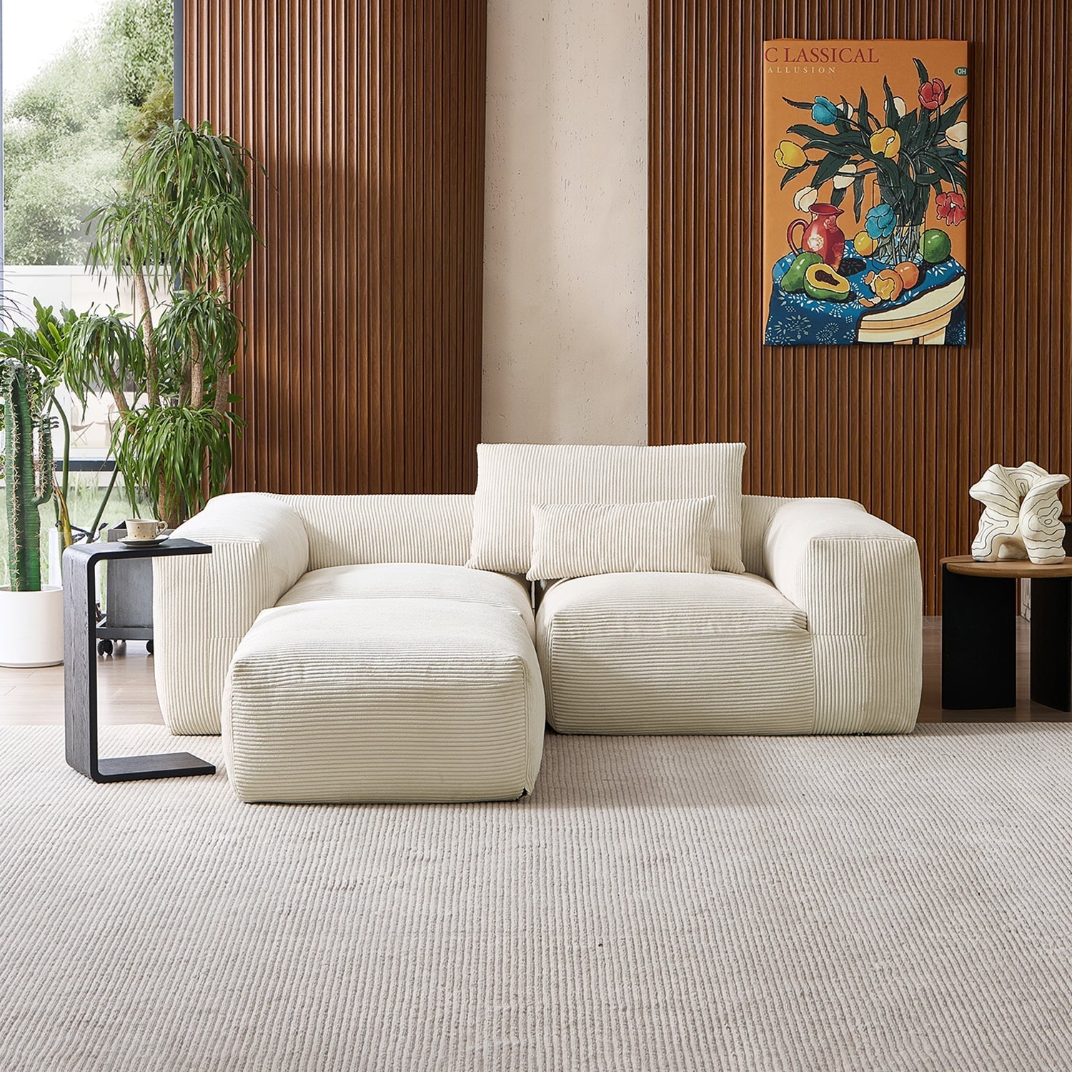 Mellow Extra Deep Sectional with Ottoman