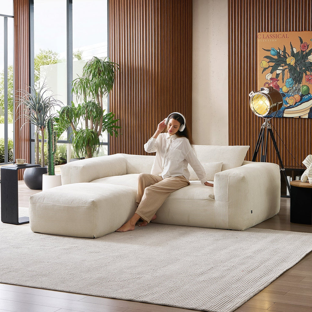 Mellow Extra Deep Sectional with Ottoman