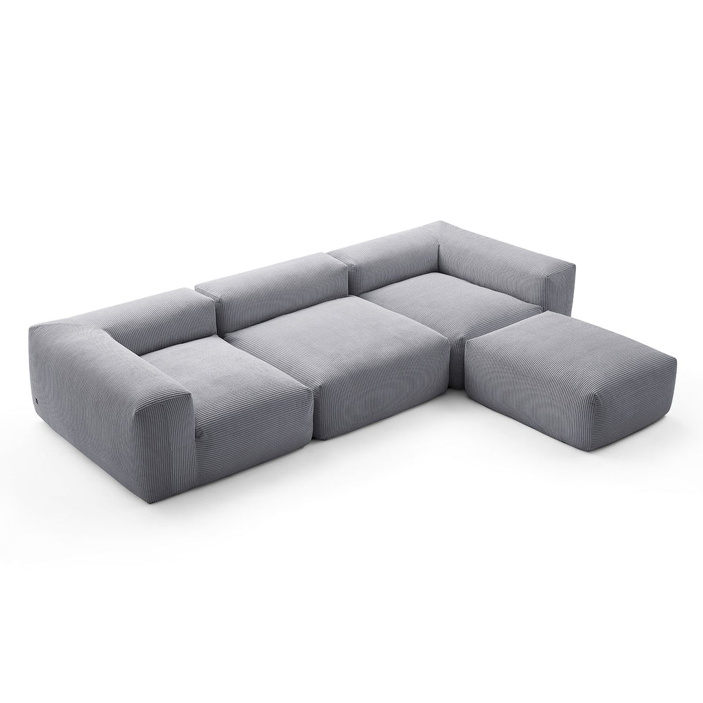 Mellow Extra Deep Sectional with Ottoman