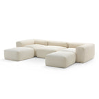 Mellow Extra Deep U Sectional with Ottoman