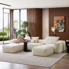 Mellow Extra Deep U Sectional with Ottoman