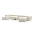 Mellow Extra Deep U Sectional with Ottoman