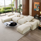 Mellow Extra Deep U Sectional with Ottoman