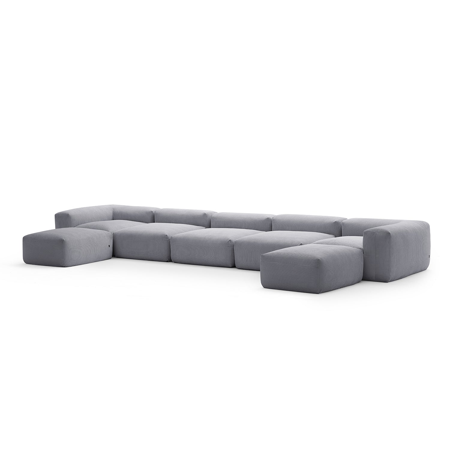 Mellow Extra Deep U Sectional with Ottoman