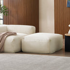 Mellow Half-Closed Sectional with Ottoman