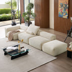 Mellow Half-Closed Sectional with Ottoman