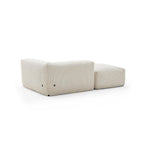 Mellow Half-Closed Sectional with Ottoman